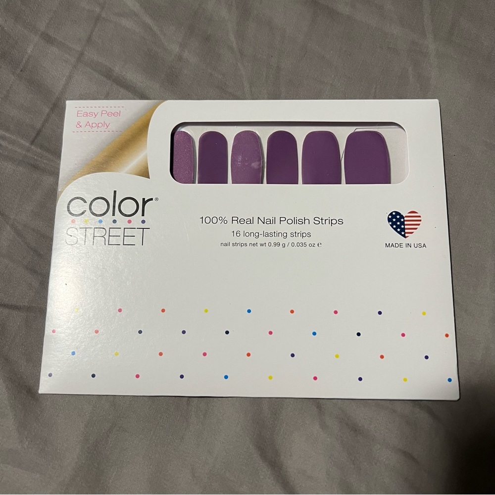 *Rare, Retired* Color Street: Napa Grappa | Purple Grape Shimmer Summer Spring - Picture 3 of 8